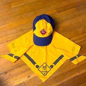 CubScout Cap and neckerchief for 2nd grader/Wolf